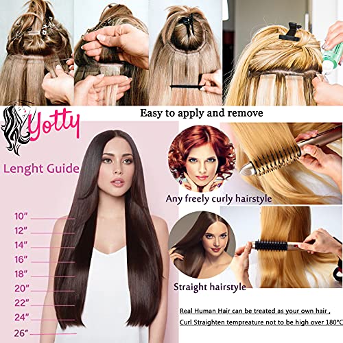 Silvery Gray Tape-In Hair Extensions 16 Inch Reusable Skin Wefts 20 Pieces