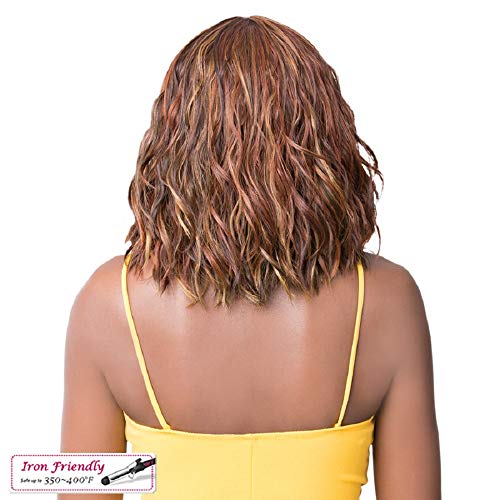 Synthetic Wig Off Black 1B - Full Hairpiece for Cosplay & Costume