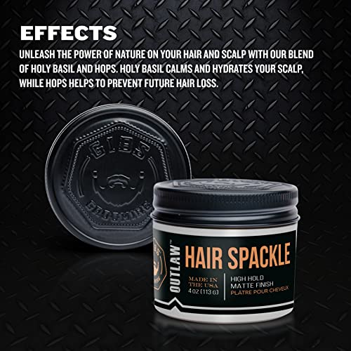 GIBS Outlaw Hair Spackle - High Hold - Matte Finish - 4oz
