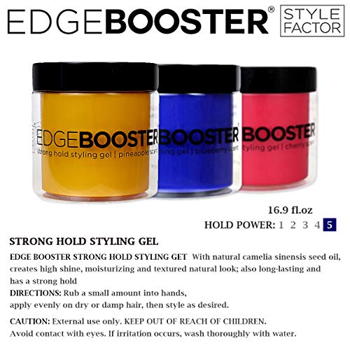 Edge Factor Edge Booster Strong Hold Styling Gel - Lemon Berry, 16.9 Fl Oz - Variation of THIS listing