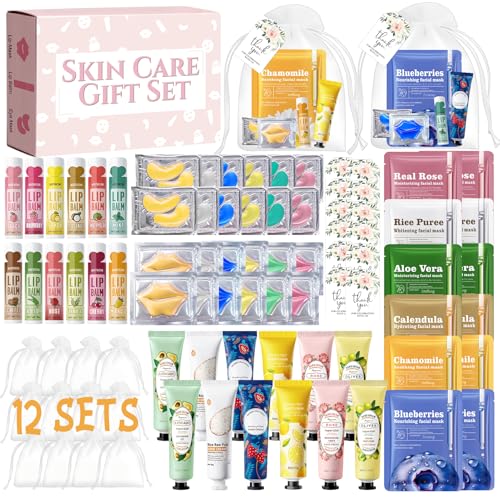 Spa Party Favor Set for Women - Style A, 84PCS Includes Skincare & Gifts