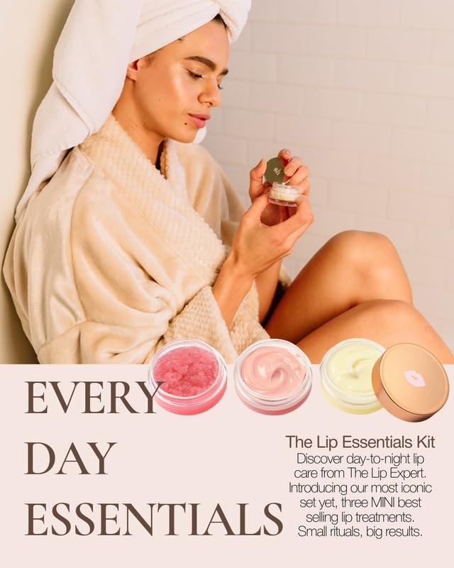 Sara Happ Lip Care Set with Lip Scrub, Balm & Treatment – Hydrating Lip Essentials