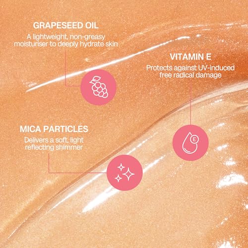 SPF50 Sunscreen Gel with Glow & Coconut Scent - Broad Spectrum Hydrating Sun Protection