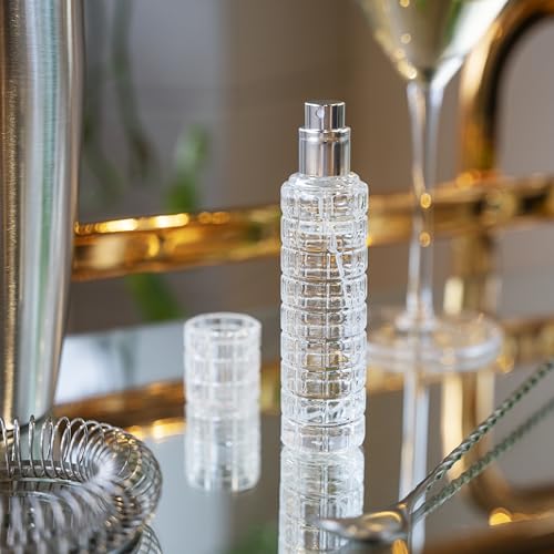 Viski Martini Atomizer Perfect for Vermouth or Bitters, Travel Spray Bottle, Travel Fragrance, DIY, Refillable Bar Sprayer, Stainless Steel, Bar Accessory, 30 ml.