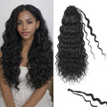 120 Strands Boho Ocean Wave Crochet Hair - Protein Fiber, Natural Look