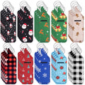 Santa Claus Lip Balm Holder Keychain - 40 Pcs Christmas Lipstick Case Gift