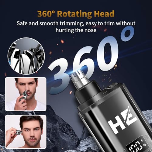 HIENA PRO 4-in-1 Cordless Hair Clipper Grooming Kit Black B for Men