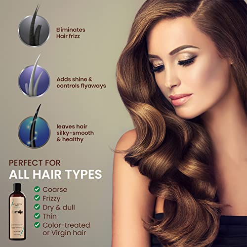 Damila Salt & Sulfate Free Shampoo for Keratin & Color Treated Hair - 33.8 Fl Oz - Damaged, Frizzy, Curly, Dry - Pack of 1