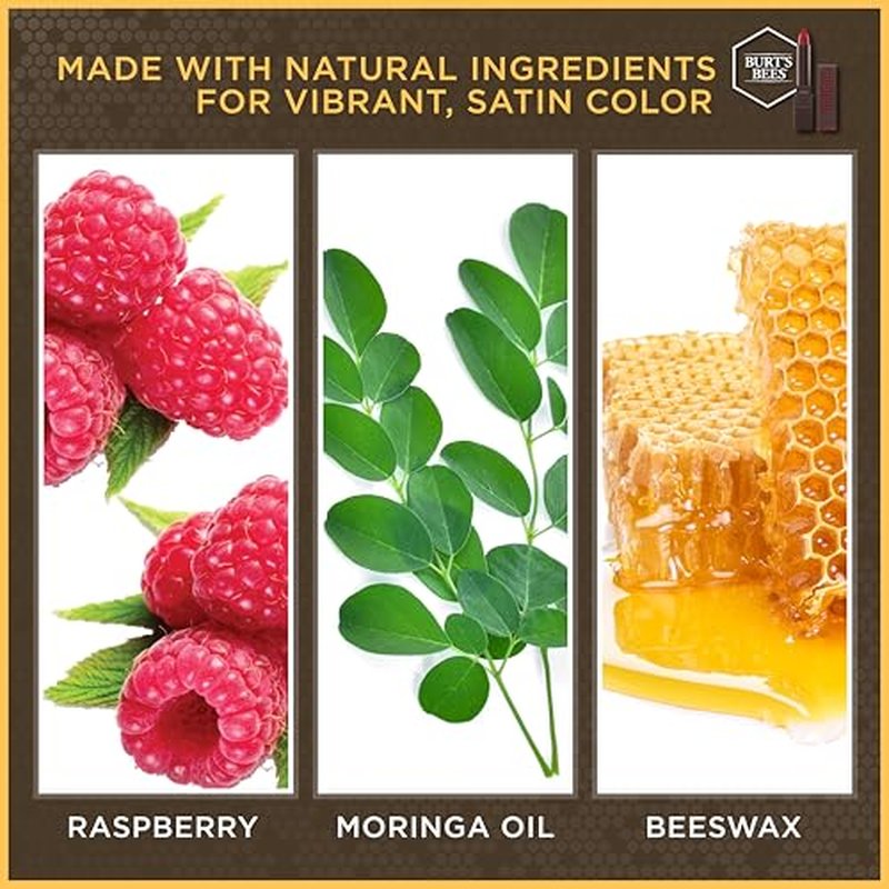 Burt's Bees 100% Natural Moisturizing Lipstick, Russet River, 1 Tube