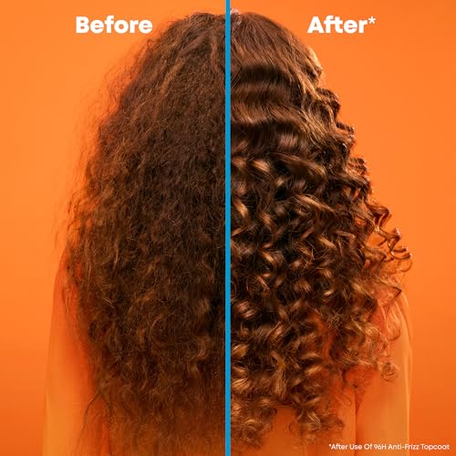 Matrix Mega Sleek 96H Anti-Frizz Topcoat Serum - Humidity Resistant Heat Protection, For Frizzy Hair & All Hair Types, Anti-Frizz Hair Care, Shine Serum