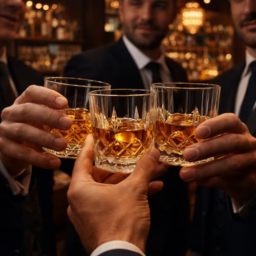 48 Pack 10 oz Clear Plastic Whiskey Glasses - Durable Shatterproof Set