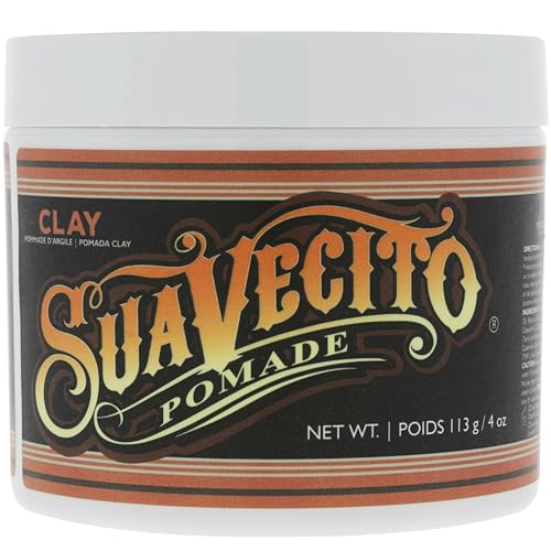 Suavecito Pomade Firme Clay 4 oz - Strong Hold Matte Hair Styling Set of 2