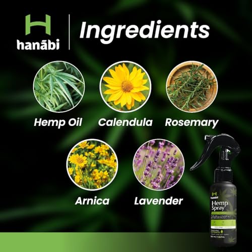 Maximum Strength Hemp Oil Spray with Calendula Lavender & Arnica 4.1 oz