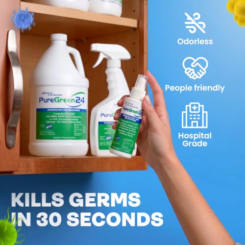 Disinfectant Cleaner 2 Gallons - Kills COVID-19, Norovirus, RSV, MRSA, Hospital Grade - Pack of 2