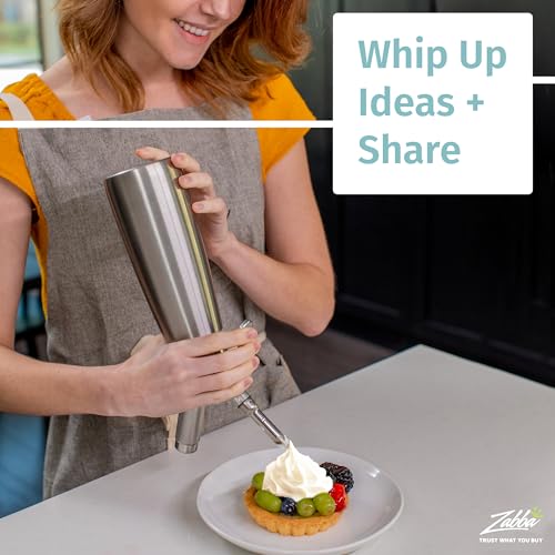 Professional Stainless Steel Whipped Cream Dispenser 500ml for Home & Commercial Use