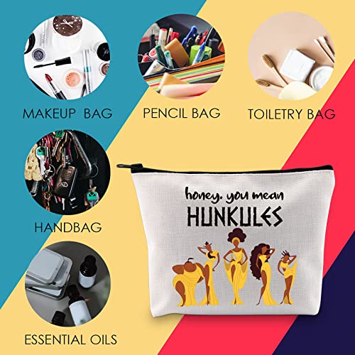 MNIGIU Hercules Cosmetic Bag Honey You Mean Hunkules Makeup Zipper Pouch Bag for Women (honey. you mean)