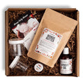 Better Shea Butter Body Butter Making Kit - Includes Raw Mango Butter, Raw Apricot Oil, Pink Mica, 2 jars and Recipes Card with Link to Video Tutorial - Natural Whipped Mango Body Lotion Making Kit