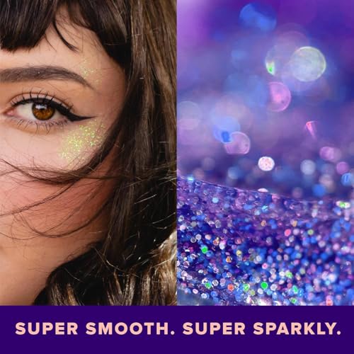 UNICORN SNOT Holographic Face Glitter & Body Glitter Gel | Hair Glitter, Vegan & Cruelty-Free, 1.7 oz 3-Pack (Disco/UV/Sky)