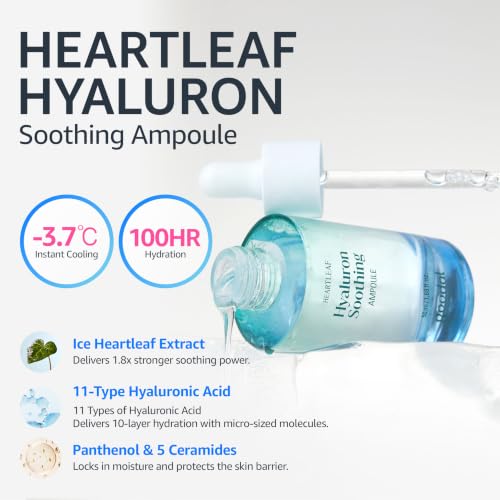 Heartleaf Hyaluronic Acid Hydrating Serum for Sensitive Skin 50ml