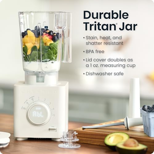 Countertop Blender with 48 oz Jar & Travel Cup - High Power Ice Crush 1380W