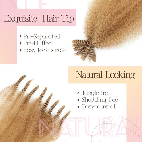 Spring Afro Twist Hair Extensions 20 Inch Soft Kinky Braiding Hair for Black Women