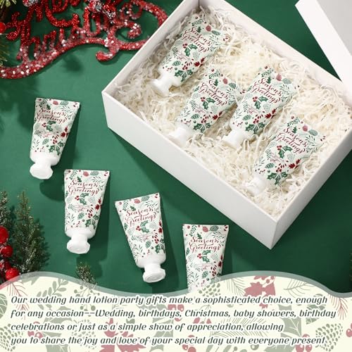 50 Pcs Christmas Hand Cream Gifts Bulk Leaves 1 oz Holiday Party Favors