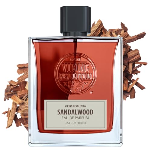 Viking Revolution Sandalwood Men's Cologne - Eau de Parfum 3.5 fl oz - Untamed & Grounded Fragrance
