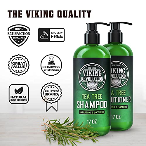 Men's Tea Tree Oil Shampoo & Conditioner Set 17 oz - Pack of 2
