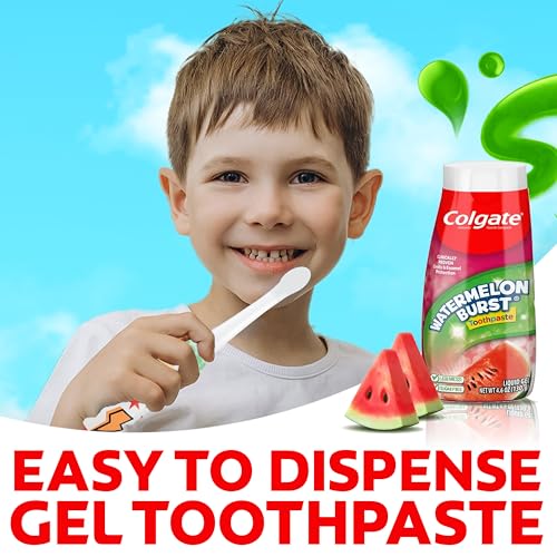 Kids Watermelon Bubblegum Fluoride Toothpaste 4.6oz Pack of 24 - Pediatric Oral Care