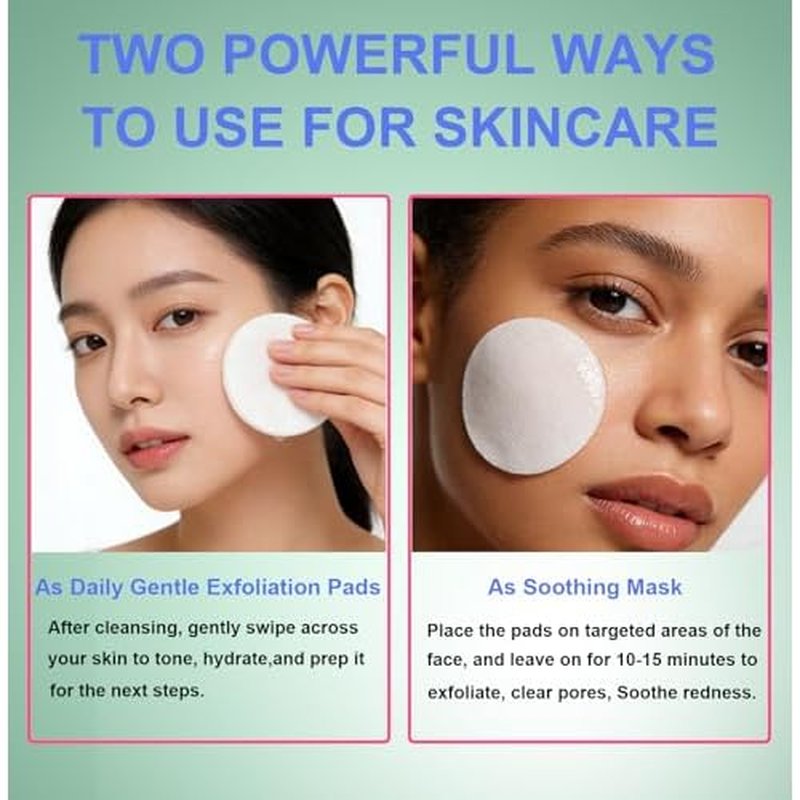 Madecassoside Toner Pads, Mild Exfoliating Pads, Calming Blemish Face Pad -Centella, Niacinamide, BHA Salicylic Acid for Soothe, Uneven Skin Tone, Dark Spots, Skincare 125 Pad