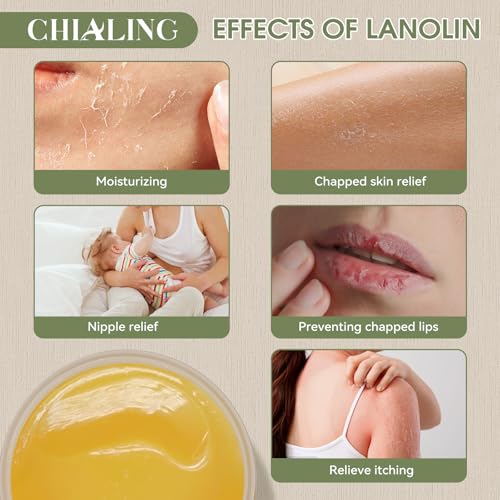 3.5 Ounce Pure Australian Lanolin Cream - Natural Moisturizer for Dry Skin & Nipple Relief