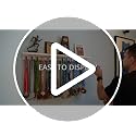 White 3ft Medal Display Rack Wall Mount for Medals & Trophies - Holds 80+ Medals