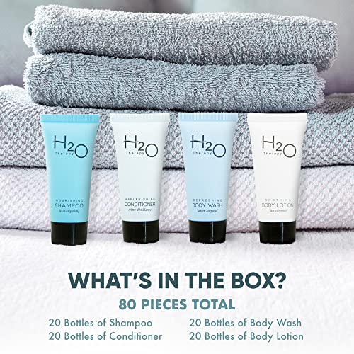Luxury Hotel Toiletries Set - 80-Piece Spa-Quality Guest Amenities