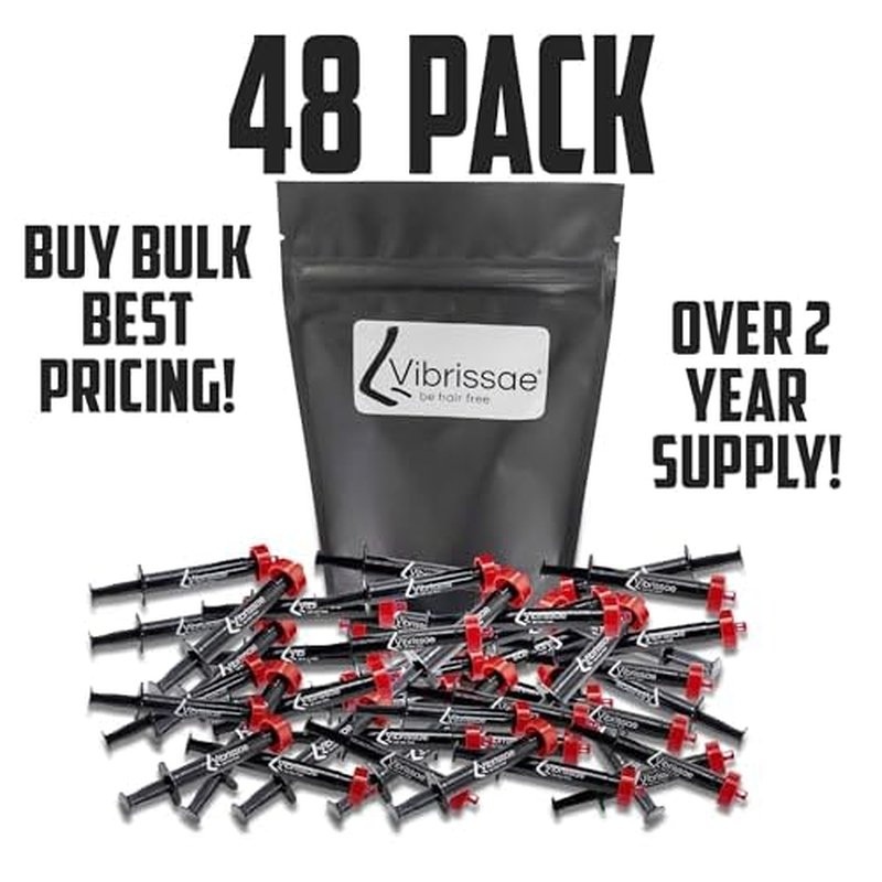 48 Applicators | Easy Inject Nose Waxing | Just Inject - Let Set - Pull | Fast & Effective Hair Removal | No-Mess | No-Leaks | Prefilled Wax Applicators | Multiple Patents Pending