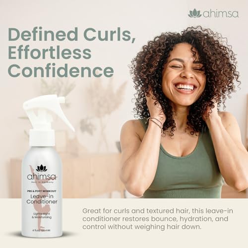 Ahimsa Leave-In Conditioner Spray - No Rinse Lightweight Hair Care - Variation of LEAVE-IN CONDITIONNER