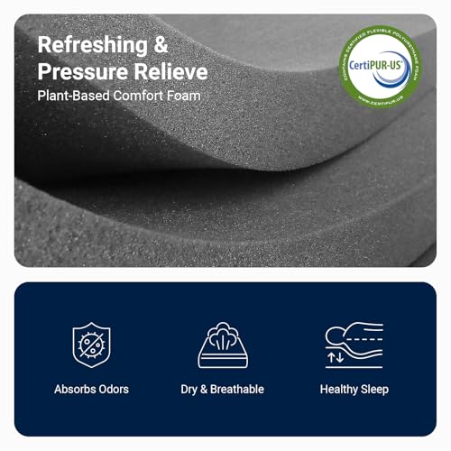Avenco Twin Mattress 6 Inch Gel Memory Foam - Cooling & Pressure Relief Variation of Twin / 6In