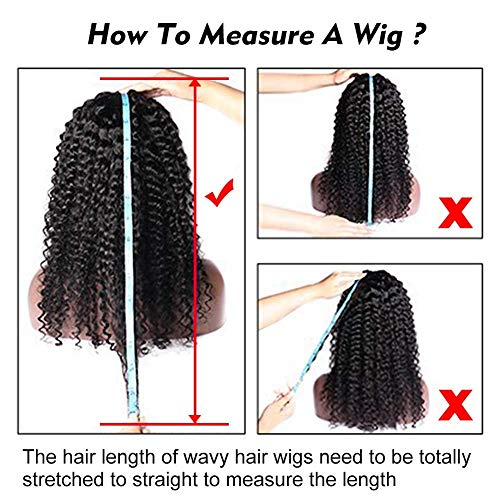 Water Wave Half Wig Human Hair 18 Inch Glueless Natural Black with Adjustable Cap - Beginner Friendly