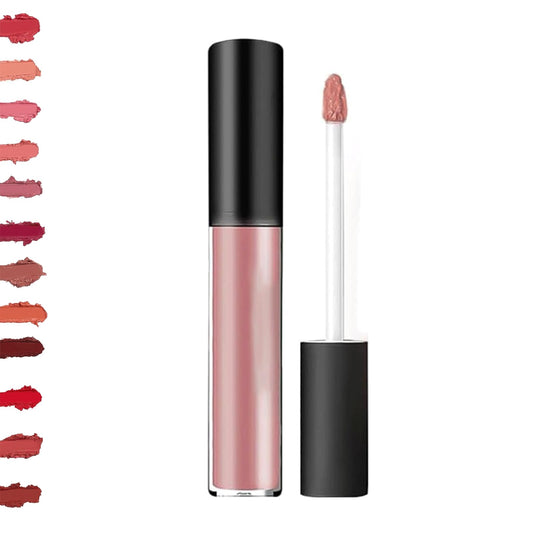 Lassi Lips Staining Lip Oil, 12 Colors Cream Texture Lipstick, Creamy Texture, Light and Non-sticky, Highly Moisturizing, Non-sticky, Non-fading, Suitable for Women to Carry (#02)