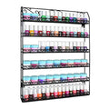 6-Tier Wall-Mounted Nail Polish & Essential Oil Organizer Rack Holds 192 Bottles