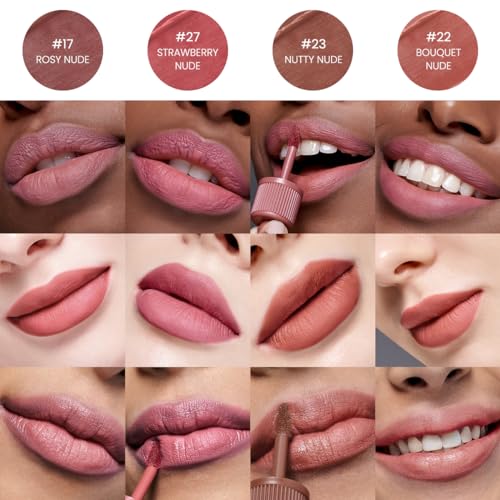 Peripera Ink the Velvet Lip Tint - High Pigment Color, Longwear, Weightless, Not Animal Tested, Gluten-Free, Paraben-Free (17 OLD)
