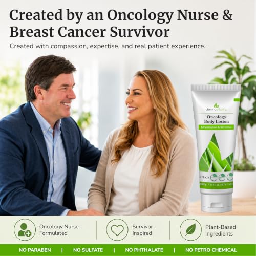 Organic Oncology Body Lotion for Chemo Patients - Hydrating & Soothing 6oz