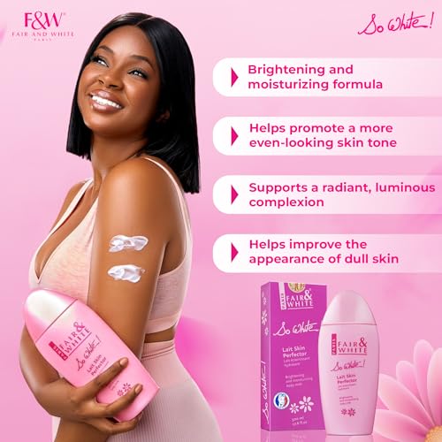 FAIR & WHITE So White, Skin Brightening Lotion - 500 ml / 17.6 Fl oz - Daily Moisturizing Body Lotion