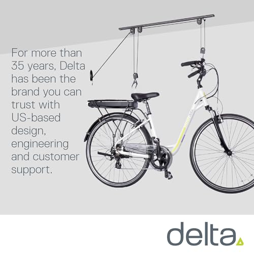 Delta Bike Hoist Pro 2-Pack: Heavy-Duty Ceiling Lifts for Bikes, Kayaks & Ladders