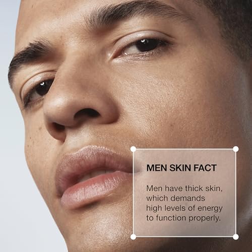 Men's Hydrating Repair Serum with Hyaluronic Acid & Algae - Skin Defense & Moisturizer, 1.7 Fl Oz