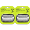 32B Shaver Head for Braun Series 3, Replacement Foil & Cutter Cassette Suitable for Braun Foil Shaver 3000s 3010s 3020s 3030s 3040s 3050cc 3070cc 3080s 3090cc 320 330 340 350cc [2 Pack]