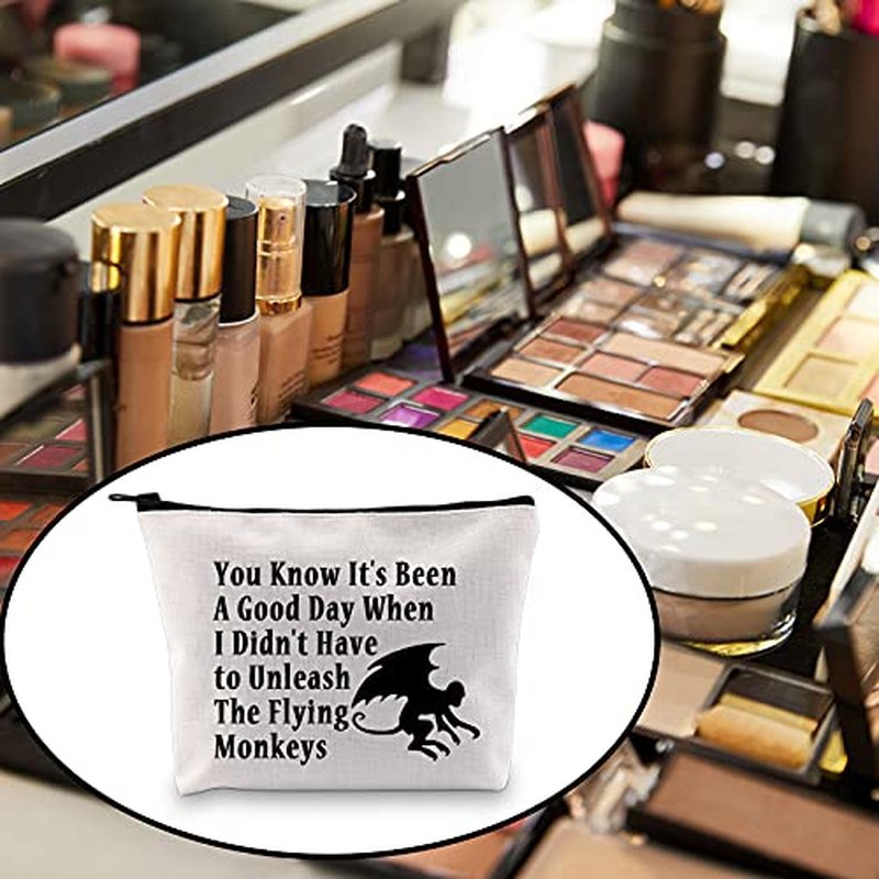 BLUPARK Wizard Gift Flying Monkeys Makeup Bag You Know It's Been A Good Day Unleash The Flying Monkeys Cosmetic Bag (It's Been A Good Day)