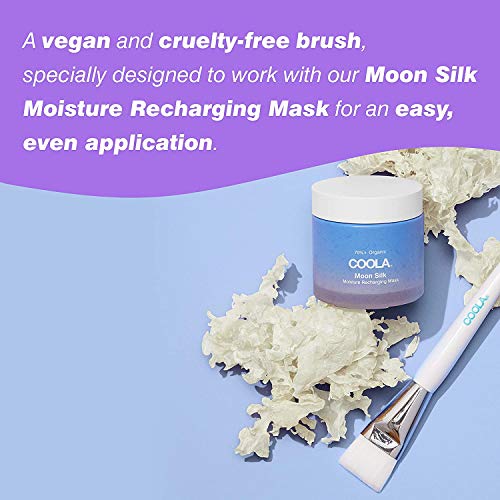 COOLA Organic Moon Silk Moisturizer and Brush Mothers¡¯ Day Bundle, Skin Barrier Protection and Care with Vitamin C