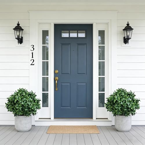 Artificial Boxwood Topiary Bush Set - 15 Inch Faux Greenery with Ground Spike - Green-002