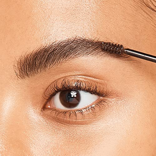 JOAH Brow Down To Me Dual Brow Pencil and Gel, Triangular Tip, Tinted Gel, Long-Lasting Vegan Formula, Smudge-Free Pencil Tip, Lightweight, Water-Resistant, Brunette