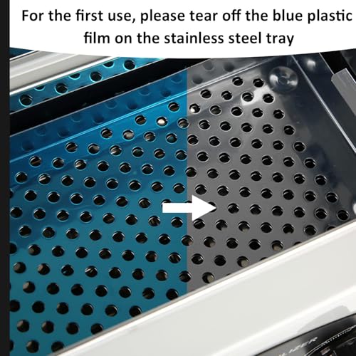 High Temperature Metal Tool Cleaning Box Black with Pouches - 2L